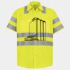 Men's High Visibility Safety Short Sleeve Work Shirt Thumbnail