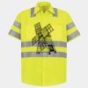Men's High Visibility Safety Short Sleeve Work Shirt Thumbnail