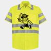 Men's High Visibility Safety Short Sleeve Work Shirt Thumbnail