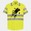 Men's High Visibility Safety Short Sleeve Work Shirt Thumbnail