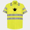Men's High Visibility Safety Short Sleeve Work Shirt Thumbnail