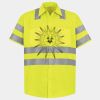 Men's High Visibility Safety Short Sleeve Work Shirt Thumbnail