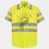 Men's High Visibility Safety Short Sleeve Work Shirt Thumbnail