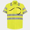 Men's High Visibility Safety Short Sleeve Work Shirt Thumbnail