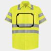 Men's High Visibility Safety Short Sleeve Work Shirt Thumbnail
