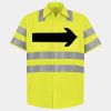 Men's High Visibility Safety Short Sleeve Work Shirt Thumbnail