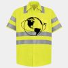 Men's High Visibility Safety Short Sleeve Work Shirt Thumbnail