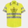 Men's High Visibility Safety Short Sleeve Work Shirt Thumbnail