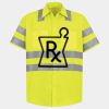 Men's High Visibility Safety Short Sleeve Work Shirt Thumbnail