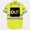 Men's High Visibility Safety Short Sleeve Work Shirt Thumbnail