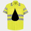 Men's High Visibility Safety Short Sleeve Work Shirt Thumbnail