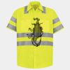 Men's High Visibility Safety Short Sleeve Work Shirt Thumbnail