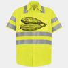Men's High Visibility Safety Short Sleeve Work Shirt Thumbnail