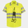 Men's High Visibility Safety Short Sleeve Work Shirt Thumbnail