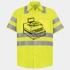 Men's High Visibility Safety Short Sleeve Work Shirt Thumbnail