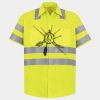 Men's High Visibility Safety Short Sleeve Work Shirt Thumbnail