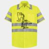 Men's High Visibility Safety Short Sleeve Work Shirt Thumbnail