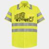 Men's High Visibility Safety Short Sleeve Work Shirt Thumbnail