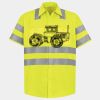 Men's High Visibility Safety Short Sleeve Work Shirt Thumbnail