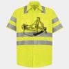 Men's High Visibility Safety Short Sleeve Work Shirt Thumbnail