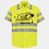 Men's High Visibility Safety Short Sleeve Work Shirt Thumbnail