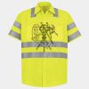 Men's High Visibility Safety Short Sleeve Work Shirt Thumbnail