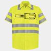 Men's High Visibility Safety Short Sleeve Work Shirt Thumbnail
