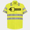 Men's High Visibility Safety Short Sleeve Work Shirt Thumbnail
