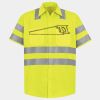 Men's High Visibility Safety Short Sleeve Work Shirt Thumbnail