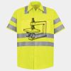 Men's High Visibility Safety Short Sleeve Work Shirt Thumbnail