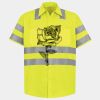 Men's High Visibility Safety Short Sleeve Work Shirt Thumbnail