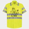 Men's High Visibility Safety Short Sleeve Work Shirt Thumbnail