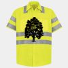 Men's High Visibility Safety Short Sleeve Work Shirt Thumbnail