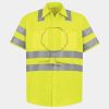 Men's High Visibility Safety Short Sleeve Work Shirt Thumbnail