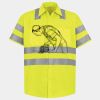 Men's High Visibility Safety Short Sleeve Work Shirt Thumbnail