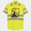 Men's High Visibility Safety Short Sleeve Work Shirt Thumbnail