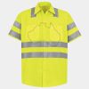 Men's High Visibility Safety Short Sleeve Work Shirt Thumbnail