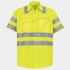Men's High Visibility Safety Short Sleeve Work Shirt Thumbnail