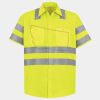 Men's High Visibility Safety Short Sleeve Work Shirt Thumbnail