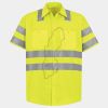 Men's High Visibility Safety Short Sleeve Work Shirt Thumbnail