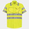 Men's High Visibility Safety Short Sleeve Work Shirt Thumbnail