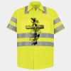 Men's High Visibility Safety Short Sleeve Work Shirt Thumbnail