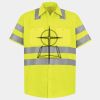 Men's High Visibility Safety Short Sleeve Work Shirt Thumbnail
