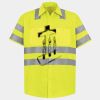 Men's High Visibility Safety Short Sleeve Work Shirt Thumbnail