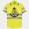 Men's High Visibility Safety Short Sleeve Work Shirt Thumbnail