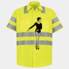 Men's High Visibility Safety Short Sleeve Work Shirt Thumbnail