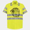 Men's High Visibility Safety Short Sleeve Work Shirt Thumbnail