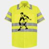 Men's High Visibility Safety Short Sleeve Work Shirt Thumbnail