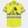 Men's High Visibility Safety Short Sleeve Work Shirt Thumbnail