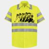 Men's High Visibility Safety Short Sleeve Work Shirt Thumbnail